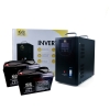 Awaryjne zasilanie 2000VA/1400W 12V 220V + 2 x Akumulator AGM 12V 100AH