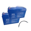 Awaryjne zasilanie  2000VA/1400W 12V 220V + 2 x Akumulator GEL 12V 100AH